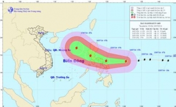 Bão Rammasun hướng vào biển Đông