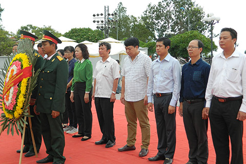 Ngành Tài chính tri ân các anh hùng liệt sỹ tại Quảng Trị