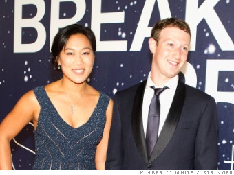 9. Mark Zuckerberg và Priscilla Chan