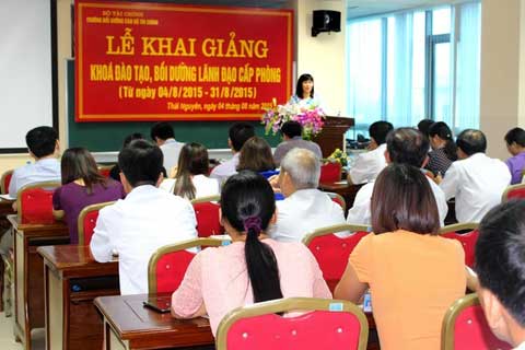 Trường Bồi dưỡng cán bộ Tài chính: Linh hoạt trong kế hoạch đào tạo