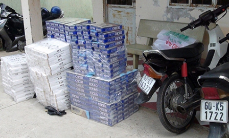 An Giang: Thu giữ 3.750 gói thuốc lá nhập lậu