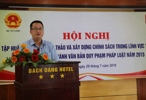 Đổi mới công tác xây dựng chính sách trong lĩnh vực tài chính