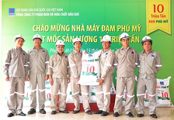 Nhà máy Đạm Phú Mỹ cán mốc sản lượng 10 triệu tấn urê