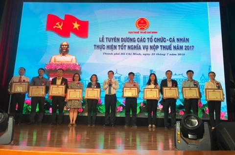TP. Hồ Chí Minh tuyên dương người nộp thuế tốt