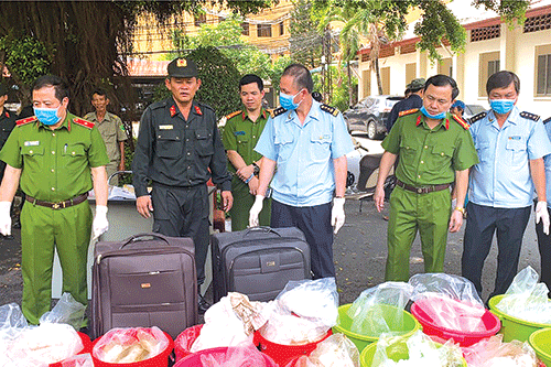 Lực lượng hải quan và công an TP. Hồ Chí Minh triệt phá thành công