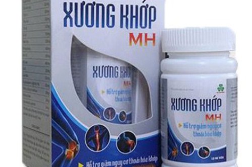 Thực phẩm bảo vệ sức khỏe xương khớp MH quảng cáo như thuốc chữa bệnh