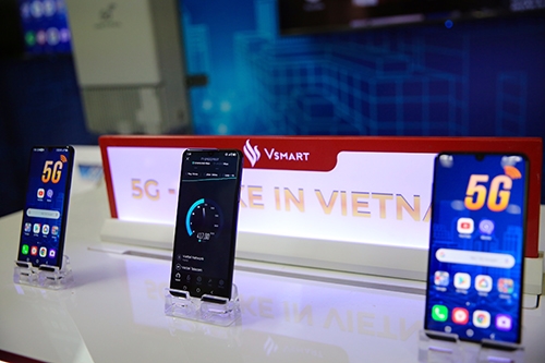 vinsmart phat trien thanh cong dien thoai 5g