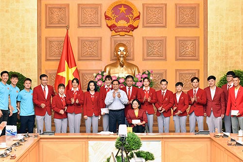 Thủ tướng Phạm Minh Chính động viên các vận động viên