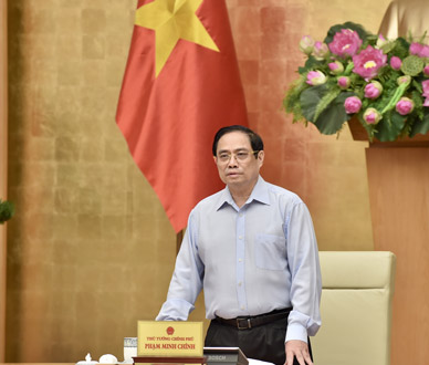 Thủ tướng Chính phủ Phạm Minh Chính phát biểu khai mạc Hội nghị.