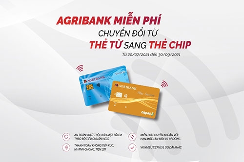 agribank mien phi chuyen doi tu the tu sang the chip