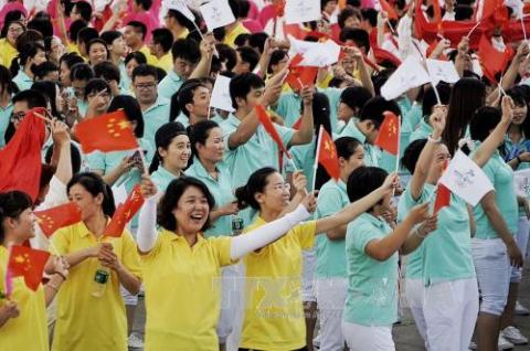 Người dân Trung Quốc vui mừng trước sự kiện Thủ đô Bắc Kinh giành quyền