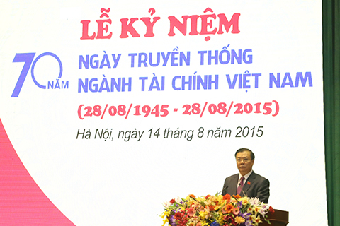 kỷ niệm 70 năm thành lập ngành Tài chính