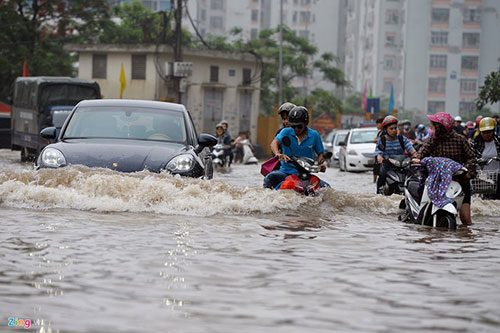 Miền Bắc mưa lớn từ hôm nay đến hết ngày 6/8