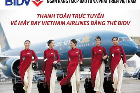 Vietnam Airlines và BIDV: Nhiều khuyến mãi cho khách hàng