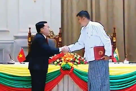 Việt Nam và Myanmar ký thỏa thuận hợp tác về các vấn đề hải quan