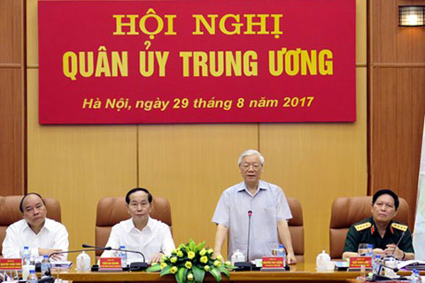 Tổng Bí thư chủ trì Hội nghị Quân ủy Trung ương