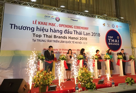Nhiều thương hiệu hàng đầu Thái Lan có mặt tại Hà Nội