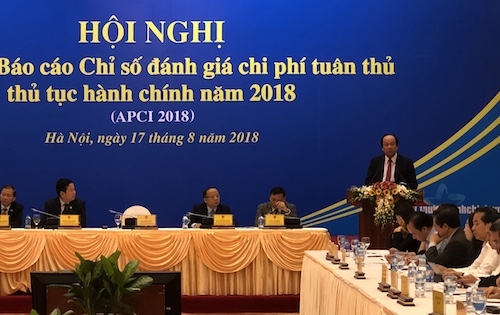 Thuế và Hải quan đứng đầu về chi phí thủ tục hành chính thấp