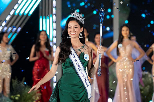 Lương Thùy Linh đăng quang Miss World Việt Nam 2019