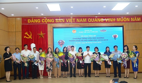 Hà Nội: 16 quận, huyện hoàn thành tốt chương trình Sữa học đường