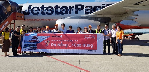 Jetstar Pacific khai trương thêm đường bay du lịch quốc tế đến Đà Nẵng