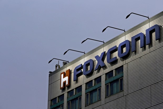 Doanh thu của Foxconn tăng.