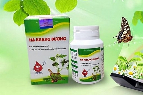 Quảng cáo thực phẩm Hạ khang đường gây hiểu nhầm như thuốc chữa bệnh