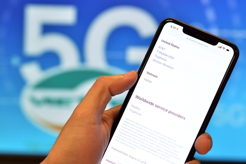 viettel duoc apple xac thuc ho tro esim