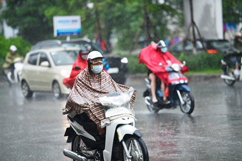 Bắc Bộ, Tây Nguyên có mưa to, nguy cơ lũ quét, sạt lở đất