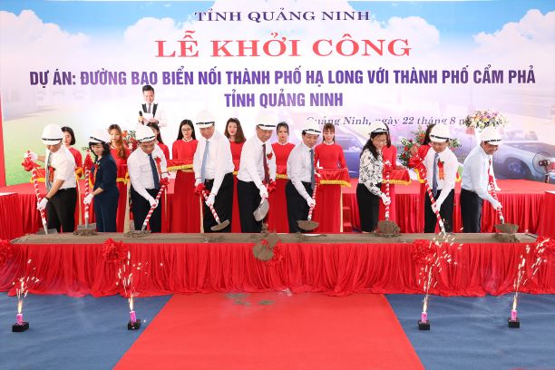 Khởi công dự án đường bao biển nối Hạ Long với Cẩm Phả