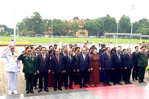 Lãnh đạo Đảng, Nhà nước tưởng nhớ Chủ tịch Hồ Chí Minh