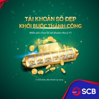 Tài khoản số đẹp – khởi bước thành công cùng SCB