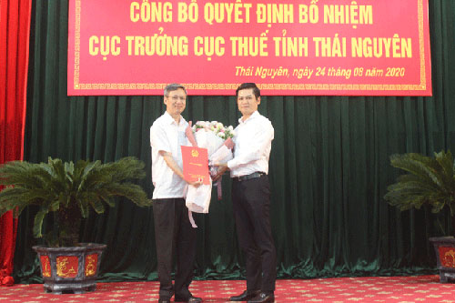 Bổ nhiệm Cục trưởng Cục Thuế Thái Nguyên