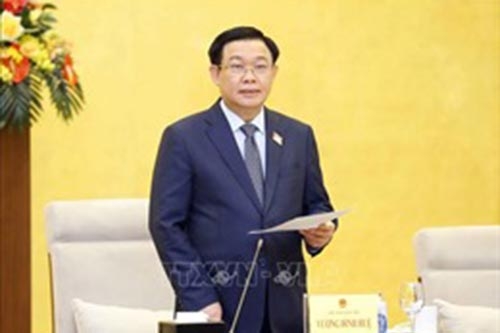 Chủ tịch Quốc hội làm việc với Ban Thường vụ Đảng ủy Văn phòng Quốc hội
