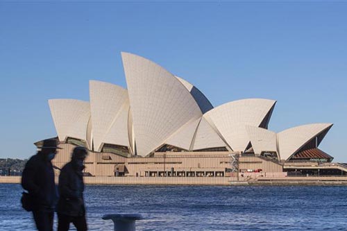 Nhà hát Opera Sydney, Australia, ngày 4/8/2021.