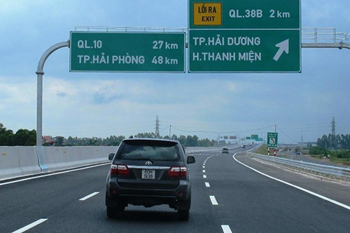 Đề xuất giảm 30% giá vé cho xe lưu thông cao tốc Hà Nội - Hải Phòng