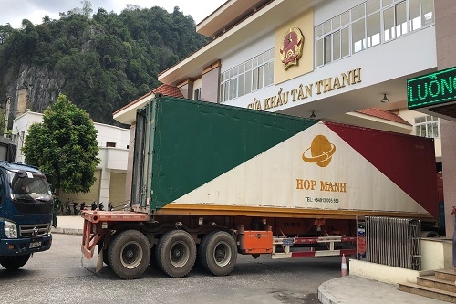 Cửa khẩu Tân Thanh: Không có thông báo từ phía Trung Quốc về việc dừng thông quan