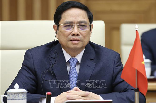 Thủ tướng Phạm Minh Chính phát biểu tại buổi tiếp
