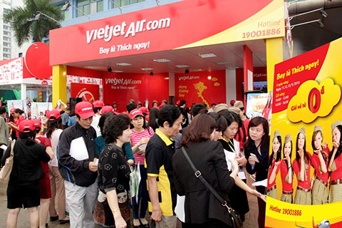 Cơ hội mua vé Vietjet giá chỉ từ 0 đồng