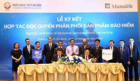 Manulife Việt Nam hợp tác SCB phân phối sản phẩm bảo hiểm
