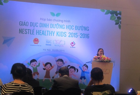 25.000 học sinh tiểu học được phổ cập kiến thức dinh dưỡng