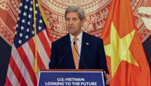 Ngoại trưởng Hoa Kỳ John Kerry (Ảnh: Đại sứ quán Hoa Kỳ tại Việt Nam)