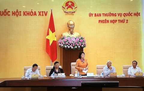 Ngày 12/9, Uỷ ban Thường vụ Quốc hội khai mạc phiên họp thứ 3