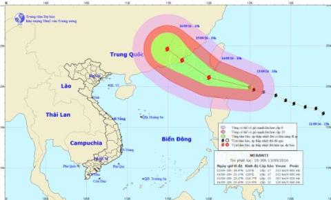 Xuất hiện siêu bão gần Biển Đông