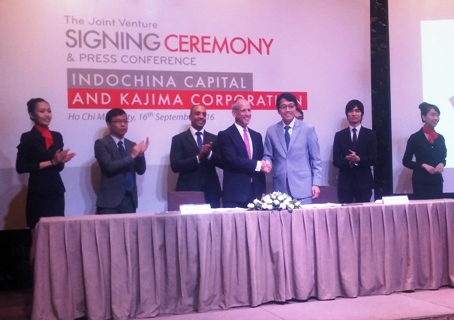 Indochina Captial hợp tác Kajima đầu tư bất động sản hạng sang