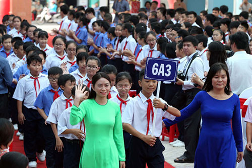 Gần 20 triệu học sinh cả nước hào hứng bước vào năm học mới