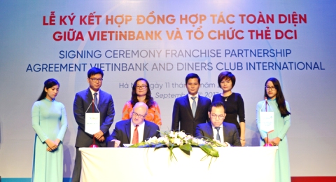 VietinBank sẽ độc quyền phát hành thẻ Diners Club tại Việt Nam