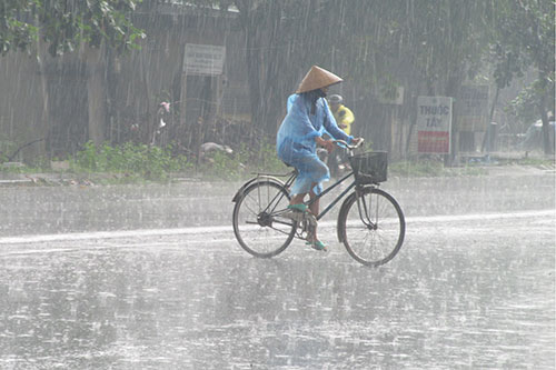 Nhiều vùng trên cả nước có mưa rào, mưa dông, gió giật mạnh