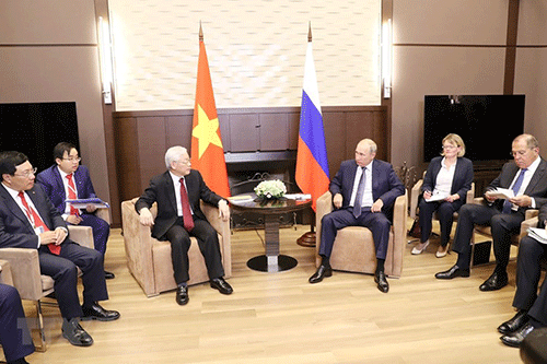 Tổng Bí thư Nguyễn Phú Trọng hội đàm với Tổng thống Nga Vladimir Putin