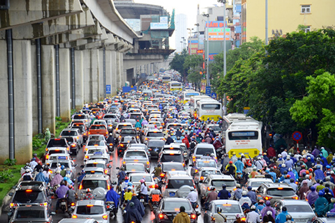 Hà Nội dự kiến thu phí xe vào nội đô, phụ thu thêm phí ô nhiễm